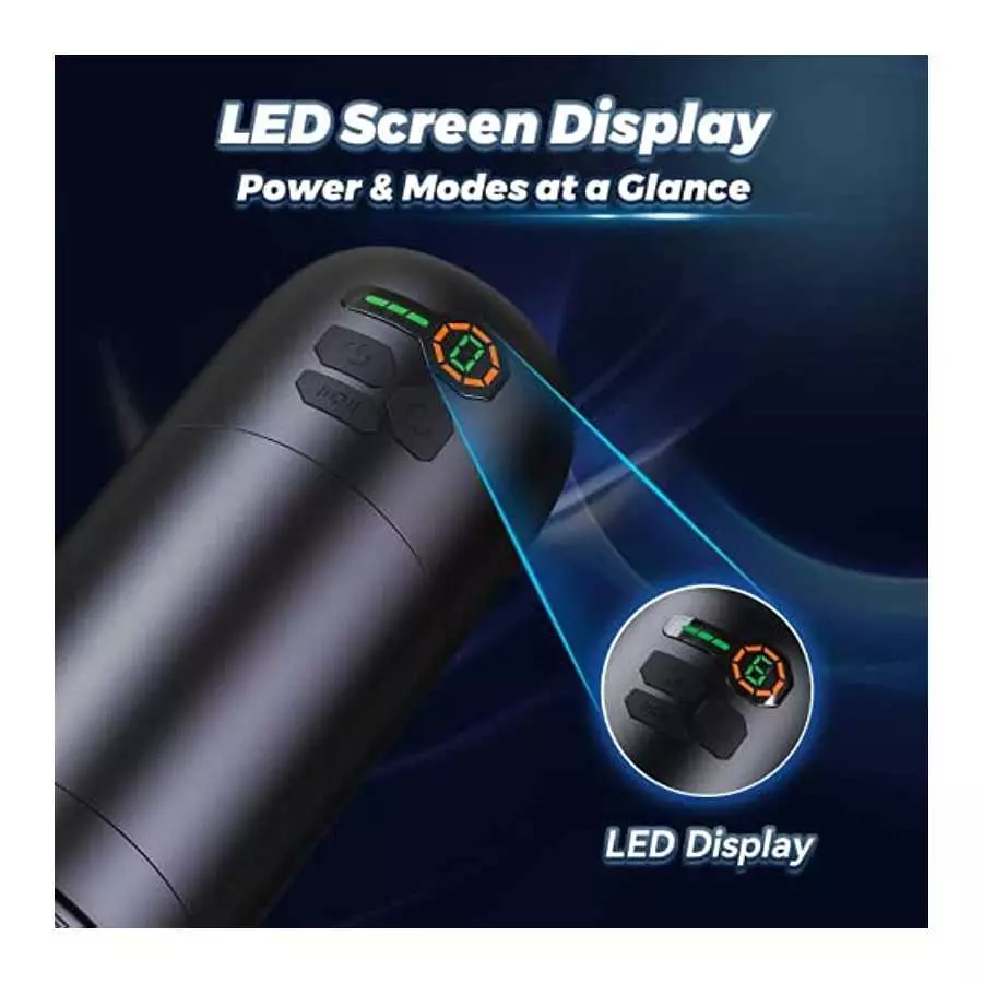 Automatic Bidirectional Rotating Male Masturbator Sex Toy with 6 Rotation, LOVENOTE Pocket Pussy with Realistic Sleeve Stroker M