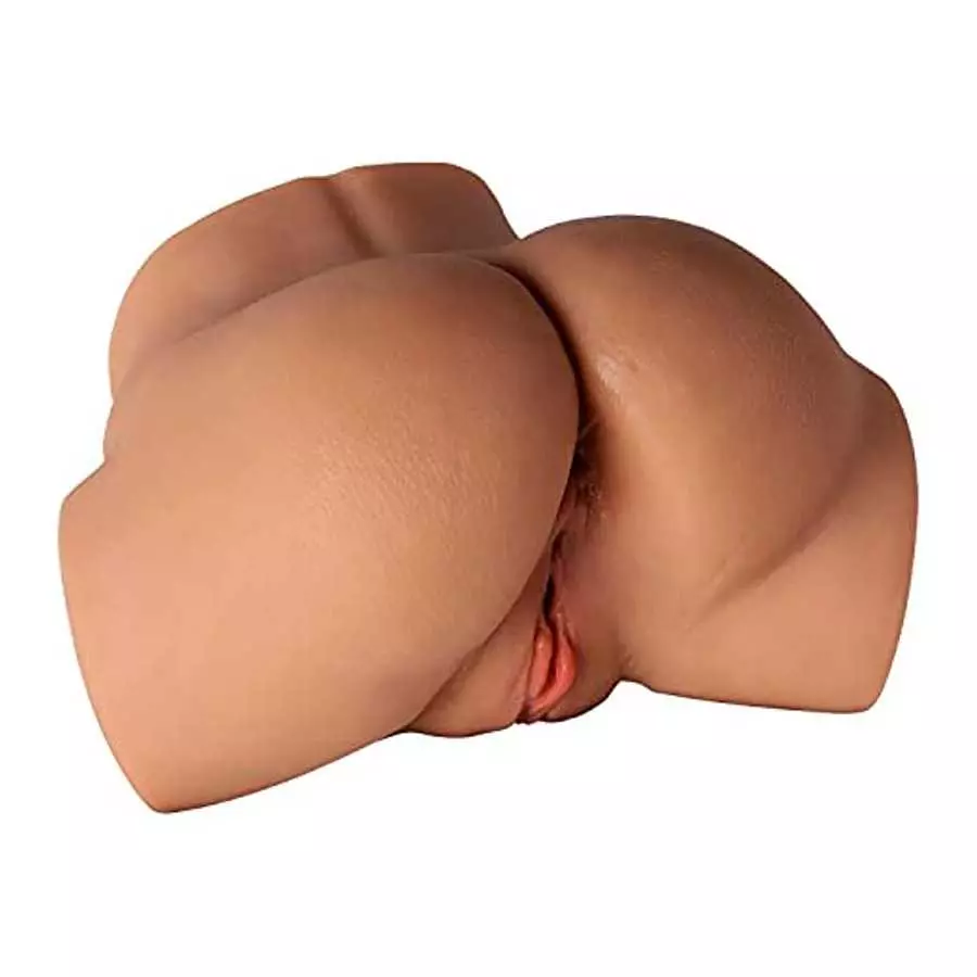 Letitfun 4.6 lbs Realistic Male Masturbation 3D Sex Toys Sexy Ass with Realistic Pussy Anal, Dual Channel Design Sex Toys Realis