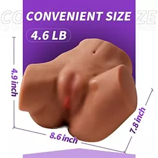 Letitfun 4.6 lbs Realistic Male Masturbation 3D Sex Toys Sexy Ass with Realistic Pussy Anal, Dual Channel Design Sex Toys Realis Letitfun 4.6 lbs Realistic Male Masturbation 3D Sex Toys Sexy Ass with Realistic Pussy Anal, Dual Channel Design Sex Toys Realis