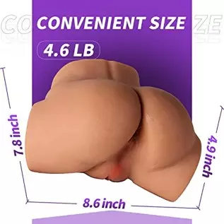 Letitfun 4.6 lbs Realistic Male Masturbation 3D Sex Toys Sexy Ass with Realistic Pussy Anal, Dual Channel Design Sex Toys Realis Letitfun 4.6 lbs Realistic Male Masturbation 3D Sex Toys Sexy Ass with Realistic Pussy Anal, Dual Channel Design Sex Toys Realis