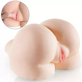 Male Masturbator Male Sex Doll Big Pussy Ass, 3D Realistic Life-Sized Pussy Silicone Vagina with Anal Channel