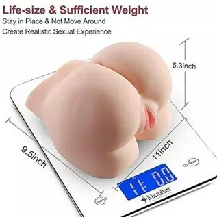 Male Masturbator Male Sex Doll Big Pussy Ass, 3D Realistic Life-Sized Pussy Silicone Vagina with Anal Channel