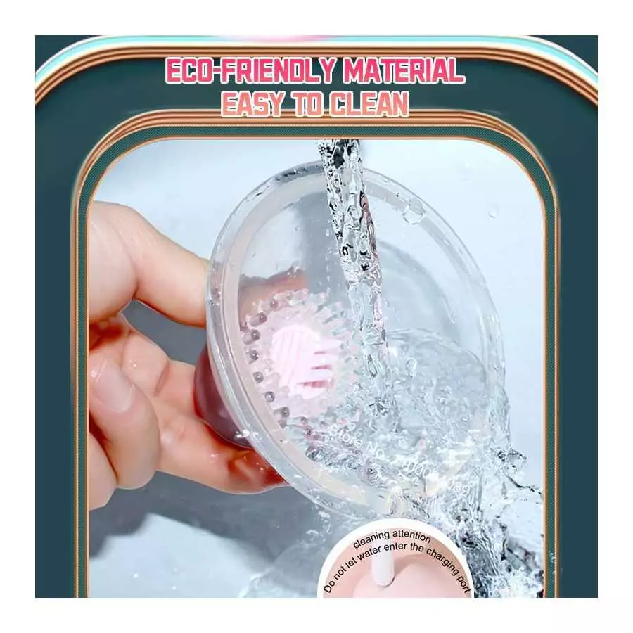 Nipple Stimulation 360° Breast Licking Vagina Vacuum Pump Sucker Breast Massage Stickers Masturbator Sex Toy Vibrator for Women