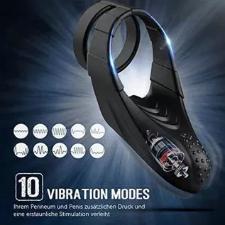 Male Vibrator Handheld Male Masturbator Penis Vibrator for Male Masturbation with 10 Vibration Modes Adult Sex Toys for Men