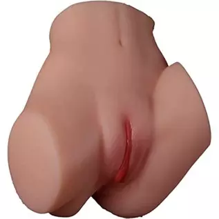 Male Masturbator Pocket Pussy Ass Sex Doll, 4.62LB Realistic Stroker Sex Toy Down-Sized Female Torso Hip Adult Male Sex Toys wit
