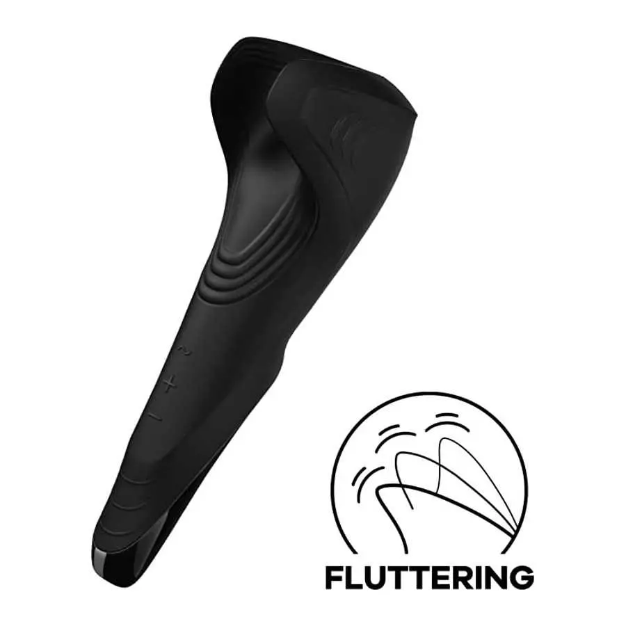 Satisfyer Men Wand Vibrator - Male Masturbator, Stroker, Vibrating Stimulation, Textured - Waterproof, Rechargeable