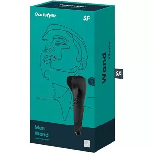 Satisfyer Men Wand Vibrator - Male Masturbator, Stroker, Vibrating Stimulation, Textured - Waterproof, Rechargeable Satisfyer Men Wand Vibrator - Male Masturbator, Stroker, Vibrating Stimulation, Textured - Waterproof, Rechargeable