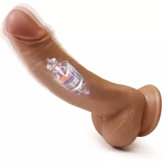 Realistic Dildo Vibrator,OHYER 8.46 Inch 10 Powerful Vibrating Dildo Sex Toy Vibrator for Vaginal G Spot & Anal Play with Suctio