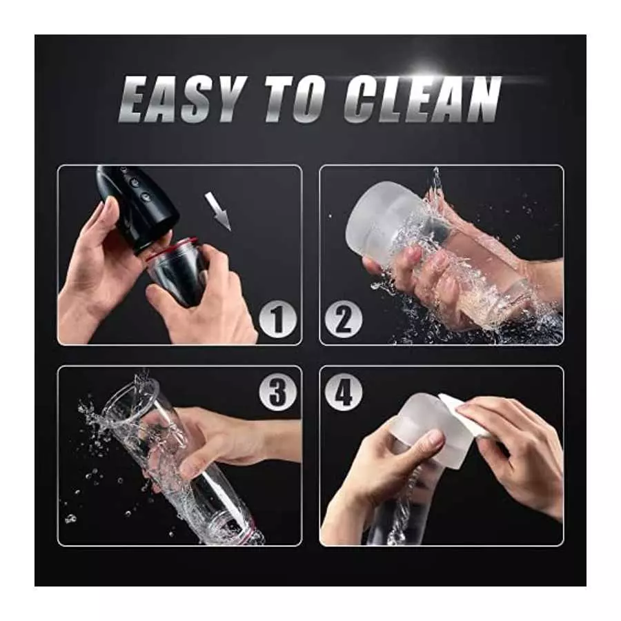 Electric Male Masturbators, Blowjob Male Masturbator Cup with 3 Vacuum Suction and Thick Pocket Pussy for Men Masturbation, Tivi