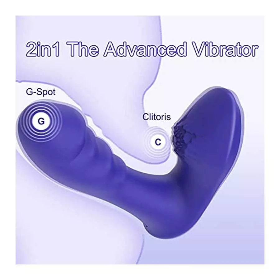 Silicone Dildo Vibrator with 10 Vibrations, Clitoris Vagina Anal Vibrating Machine, Adult Female Sex Toys, G Spot Vibrators Rose