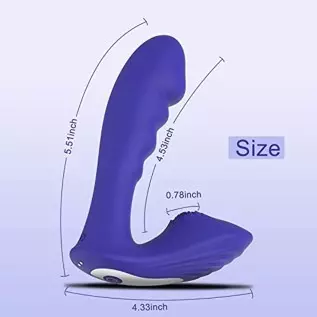 Silicone Dildo Vibrator with 10 Vibrations, Clitoris Vagina Anal Vibrating Machine, Adult Female Sex Toys, G Spot Vibrators Rose
