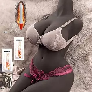 37.3lb Realistic Sex Doll with Big Boobs Pussy Ass Male Masturbator Adult Love Doll Female Torso Doll for Male Realistic Black S