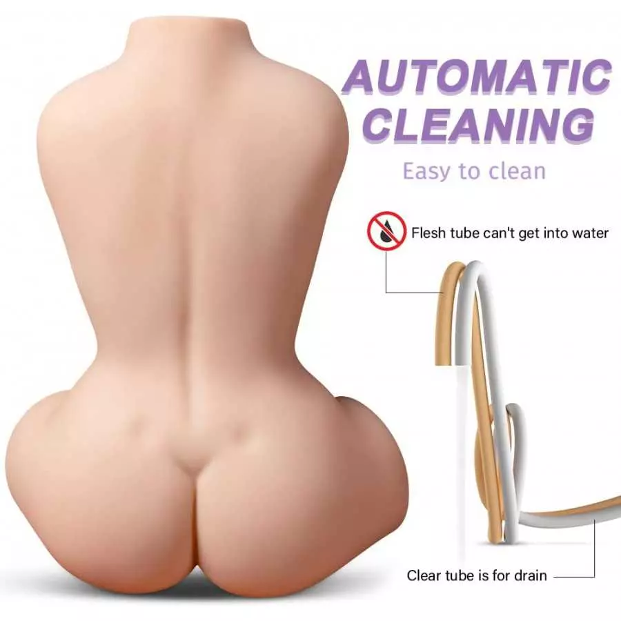 5.4 LBS Male Masturbator Realistic Sex Doll Love Doll Torso with Ass Anal Boobs Butt, Pocket Pusssy for Men Stroking Sex Toys fo