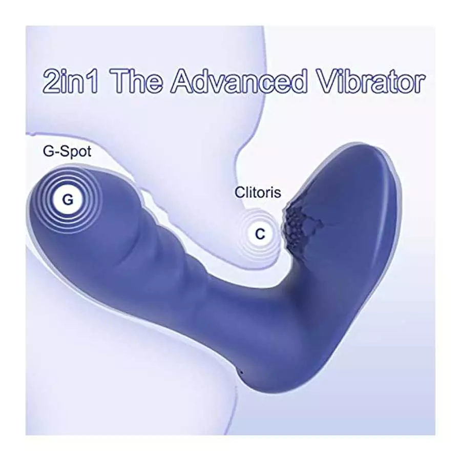 G Spot Vibrators Rose Sex Toy for Women, Silicone Dildo Vibrator with 10 Vibrations, Clitoris Vagina Anal Vibrating Machine, Adu