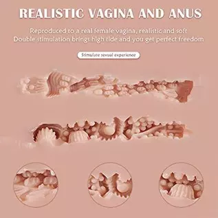 The Doggy-Style™ by Silicon Wives, Realistic Male Masturbator, Lifelike Sex Toy for Men