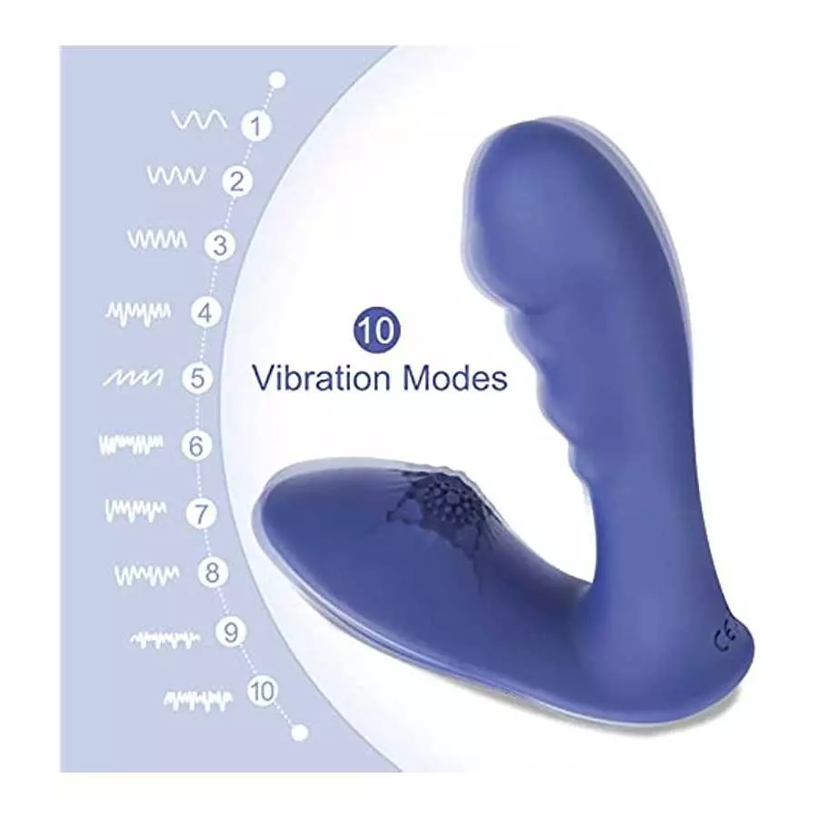 G Spot Vibrators Rose Sex Toy for Women, Silicone Dildo Vibrator with 10 Vibrations, Clitoris Vagina Anal Vibrating Machine, Adu