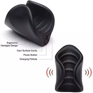 2 in 1 Male Vibrator, Male Masturbator with Elastic Glans, for Penis Vibrator, with 10 Vibration Mode Male Sex Toys 2 in 1 Male Vibrator, Male Masturbator with Elastic Glans, for Penis Vibrator, with 10 Vibration Mode Male Sex Toys