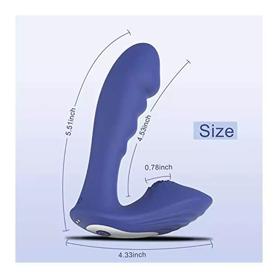 G Spot Vibrators Rose Sex Toy for Women, Silicone Dildo Vibrator with 10 Vibrations, Clitoris Vagina Anal Vibrating Machine, Adu
