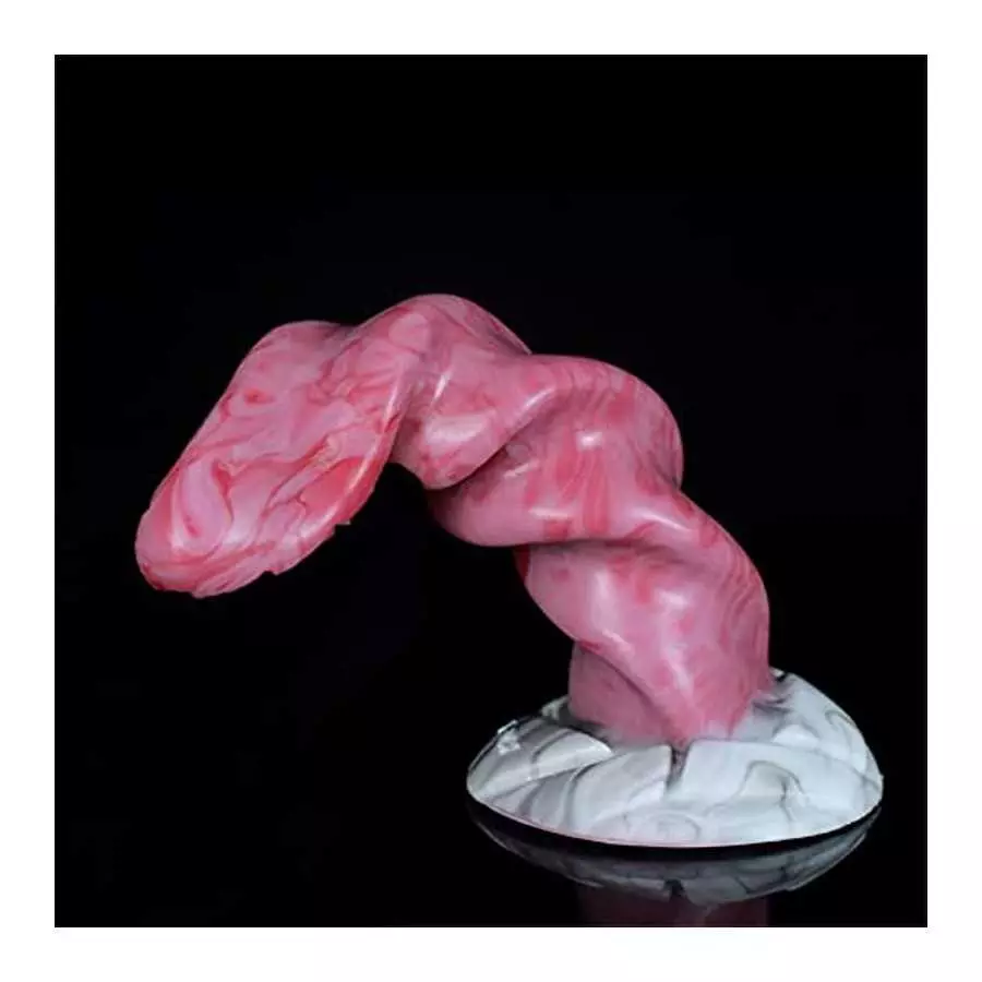 8.46" Thread Silicone Vibrating Anal Plug Women Dildo Vibrator with 10 Vibration Modes, Flexible Realistic Dildo Suction Cup Dil