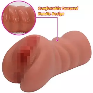 Male Masturbators 2 in 1 Sex Toys Realistic Textured Pocket Vagina Anal Pocket Pussy Onahole Adult Toys Stroker