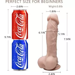 Lifelike Silicone Dildo for Masturbator, Realistic Dildo Real Penis with Colorful Ornament, Xtoy King Big Thick Dildo Toys for E