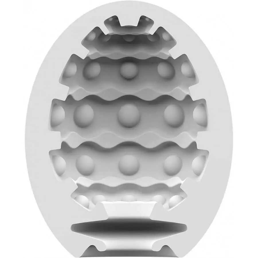 Satisfyer Masturbator Egg 3 Pack - Stroker for Male Masturbation, Portable Pleasure Sleeve, Super-Stretchy, No Lubricant Require