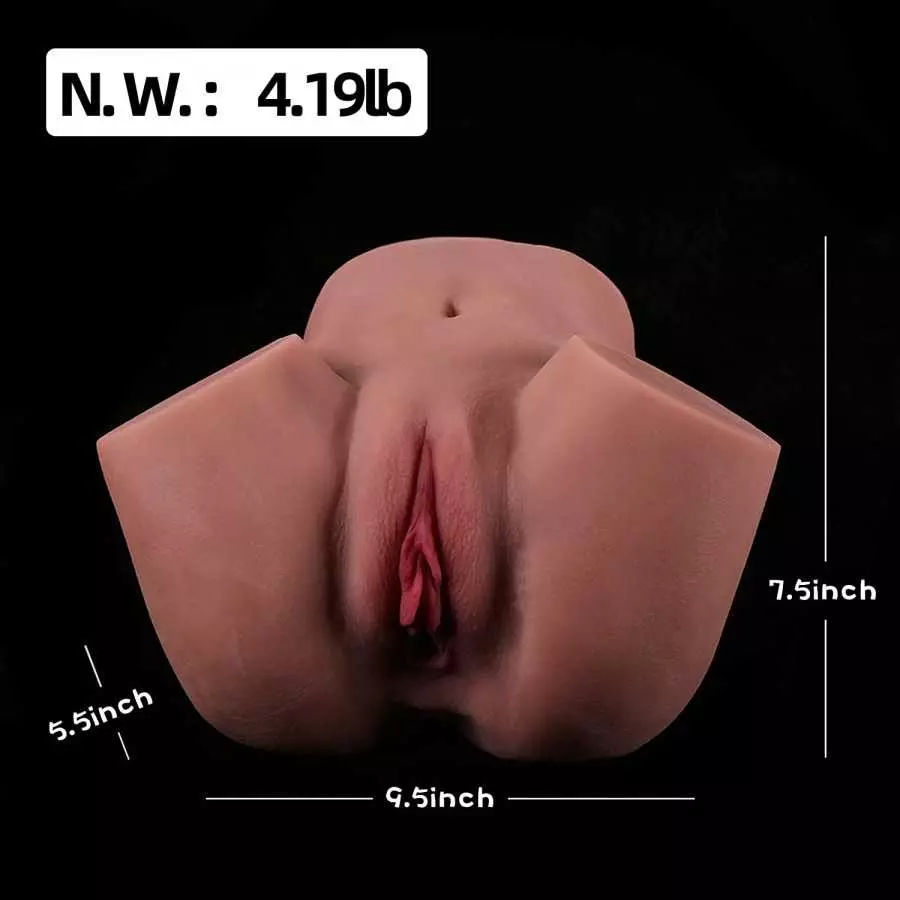 Male Masturbator Sex Doll Pocket Pussy Ass 4.5LB Men Masturbation Textured Pocket Vagina Sex Adult Toys with Realistic Channel S