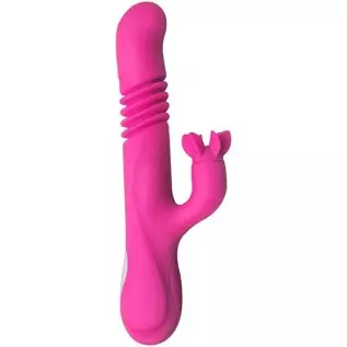 G Spot Vibrator, Clitoris Stimulator for Women Sex Toy, Dual Motors Telescopic Vibrator with Heating Function (3 Stretch & 7 Vib