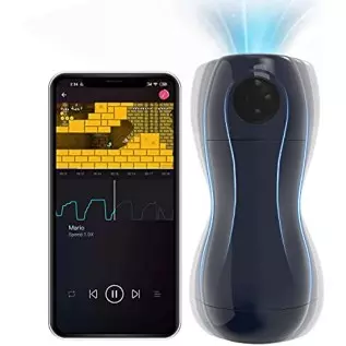 Cali 3 APP Remote Control Male Masturbator, Automatic Vibration with Warm Suction, Male Stroker Sucking Toys