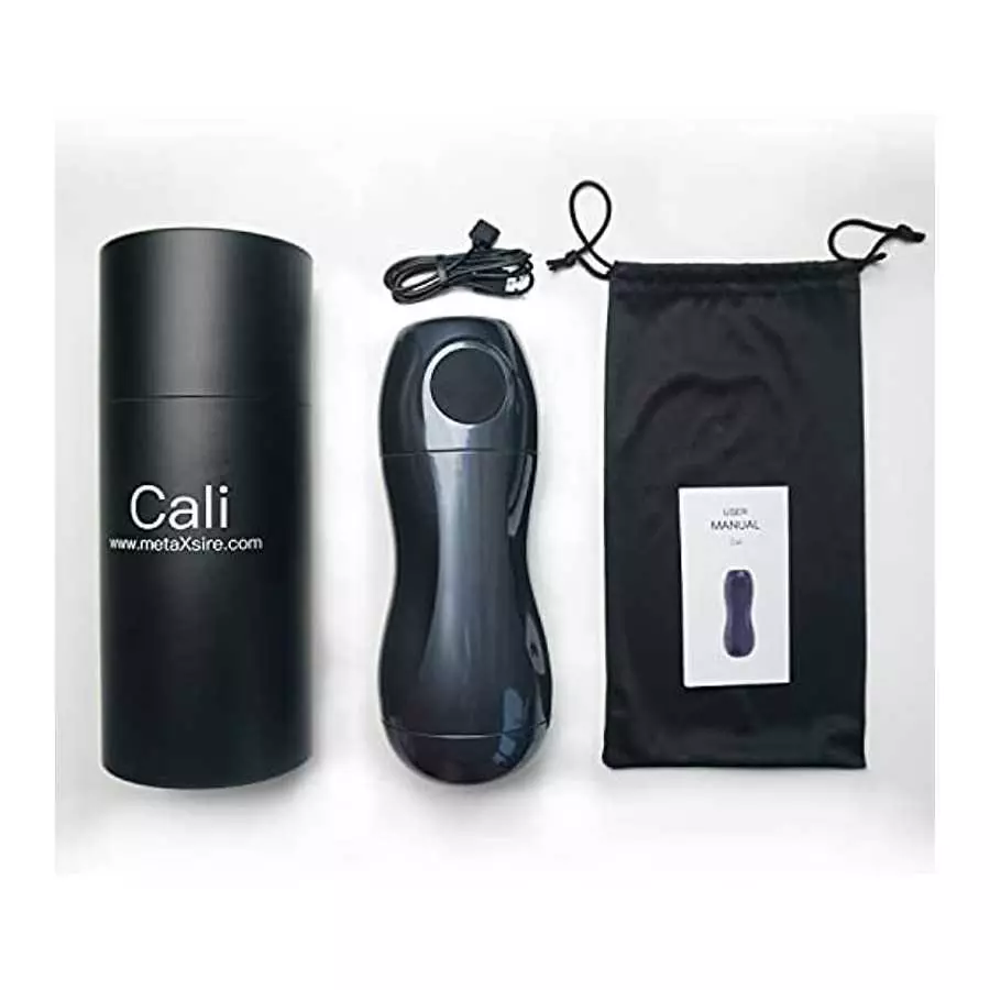 Cali 3 APP Remote Control Male Masturbator, Automatic Vibration with Warm Suction, Male Stroker Sucking Toys