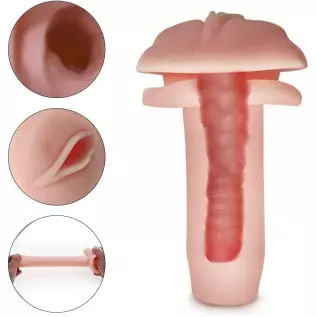 Men Pocket Pussy Adult Sexy Toy,Male Masturbators Cup Adaptive Extrusion for Intense Stimulation,Sucking Masturbation Cup Soft W