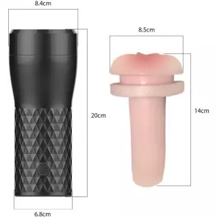 Men Pocket Pussy Adult Sexy Toy,Male Masturbators Cup Adaptive Extrusion for Intense Stimulation,Sucking Masturbation Cup Soft W