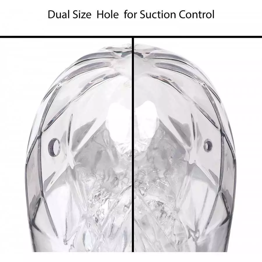 Cloned Kitty Handyman Male Masturbator - Very Textured Adult Toy for Men, Realistic Silicone Sleeve (Black)