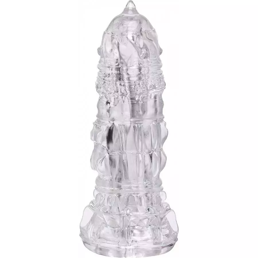 Cloned Kitty Handyman Male Masturbator - Very Textured Adult Toy for Men, Realistic Silicone Sleeve (Black)