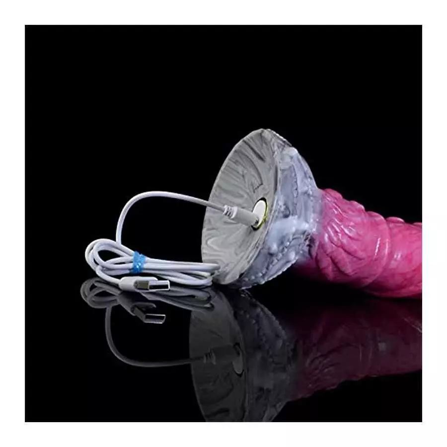 Women G Spot Dildo Vibrator Silicone Anal Dildo with Suction Cup, Remote Condrol Dildo Butt Plug Toy for Lesbian, Monster Vibrat