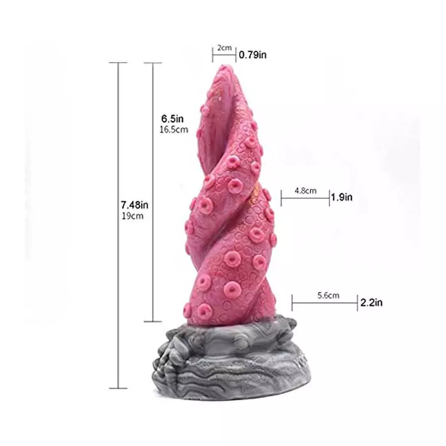Huge Realistic Octopus Dildo Vibrator Anal Plug Toy for Women, Remote Condrol Vibrating Dildo with Suction Cup, 10 Vibration Mod