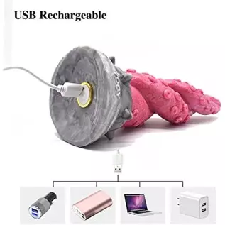 Huge Realistic Octopus Dildo Vibrator Anal Plug Toy for Women, Remote Condrol Vibrating Dildo with Suction Cup, 10 Vibration Mod