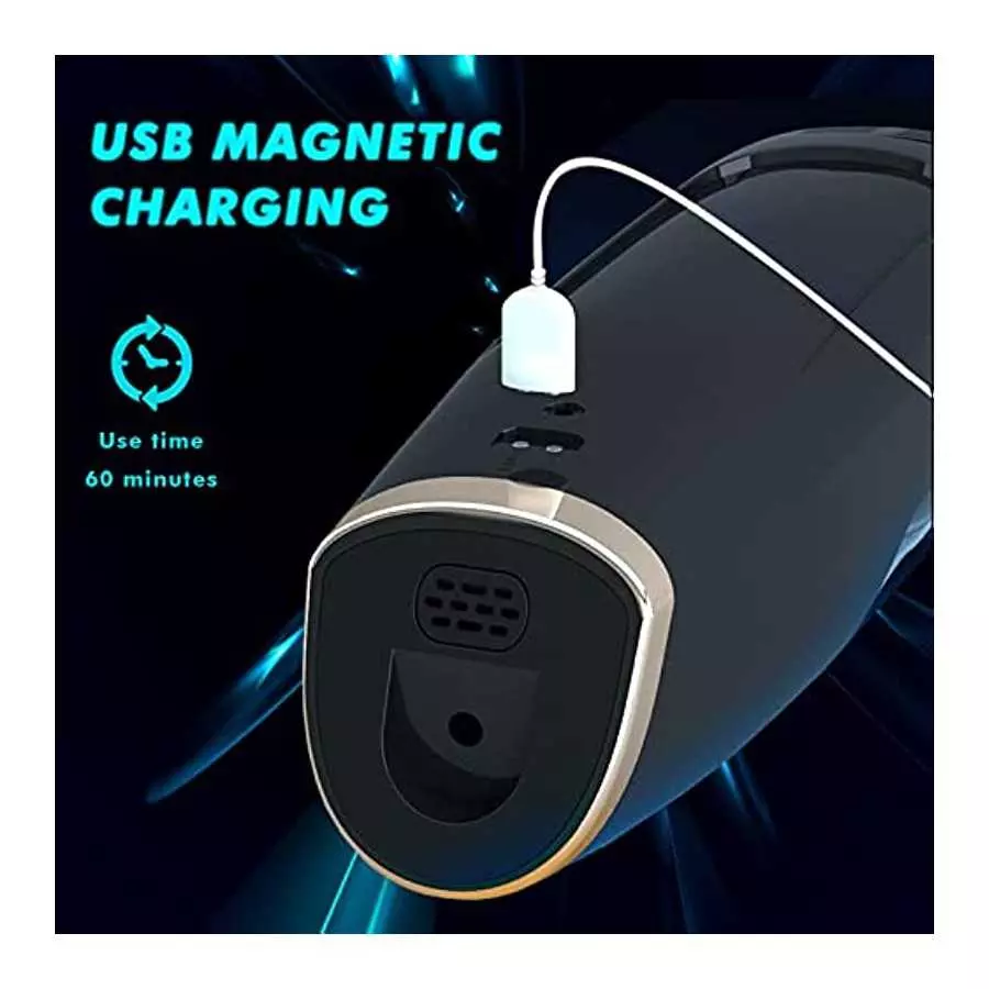 Thrusting Male Masturbator Cup Sex Toy for Men with 5 Powerful Frequencies and 3 Speends -3D Realistic Textured Vagina Automatic