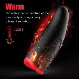 Automatic Male Masturbators -108℉ Heating Sucking Male Masturbator Adult Male Sex Toys with 10 Vibration Modes,Hands Free Male S