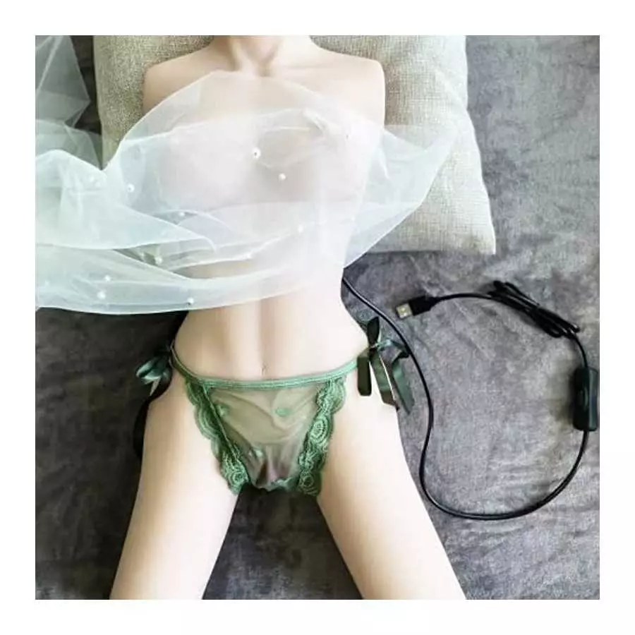 Electric Heated Vibrating 17lb Sex Doll Male Masturbator with Torso and Realistic Boobs Pussy Ass Realistic Masturbator, Electri