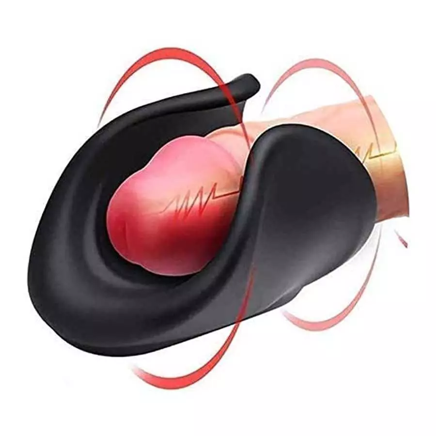 Penis Training Vibrator Male Masturbator, Penis Glans Stimulation Sex Toys for Men, 10 Vibrations for Glans Ejaculation Training