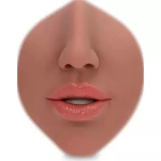 3 in 1 Pussy Pocket Pussy Masturbators for Male with Fox Face, Mouth Vagina and Anal, Masturbator Deep Throat Oral Adult