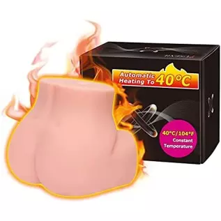 Male Masturbator Life-Sized Sex Doll Realistic Butt Pocket Pussy Ass Continuous Heating 7 Vibration Modes Toy for Men Sex Pleasu