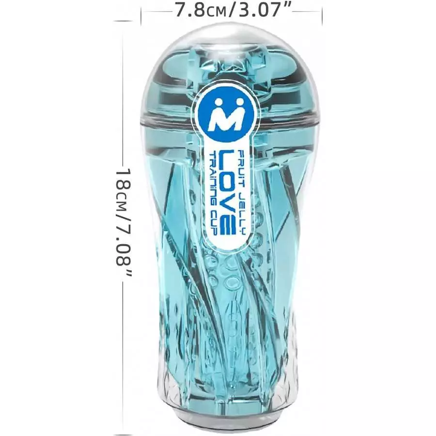 bsqipsd Male Masturbator Cup, 3D Realistic Textured Vagina and Clitoris Detachable Pocket Pussy, Sex Toy for Man Masturbation(Je