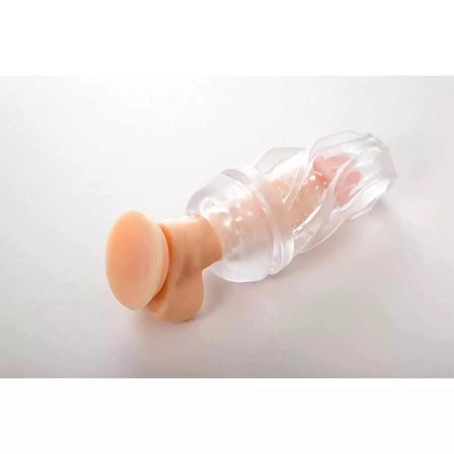 bsqipsd Male Masturbator Cup, 3D Realistic Textured Vagina and Clitoris Detachable Pocket Pussy, Sex Toy for Man Masturbation(Je