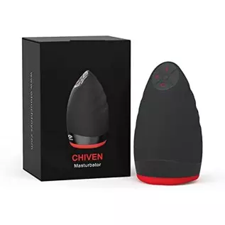 Vibrating Male Masturbator Cup Sex Toys for Men Man Masturbation Toy Automatic Penis Vibrator with Heating Function and 6 Vibrat