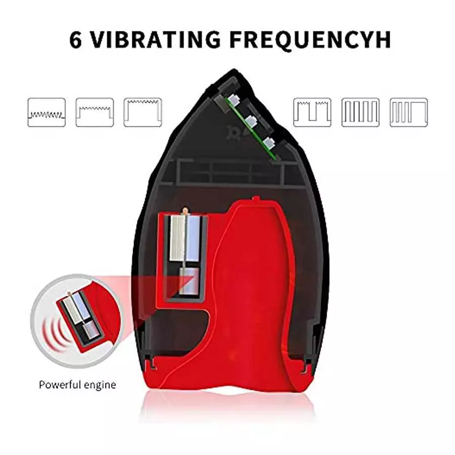 Vibrating Male Masturbator Cup Sex Toys for Men Man Masturbation Toy Automatic Penis Vibrator with Heating Function and 6 Vibrat