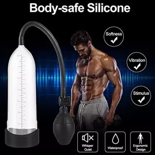 15.5LB Vibrating Sex Doll Male Masturbator with 7 Vibration Modes for Men Pleasure + Penis Vaccum Pump for Men Erection