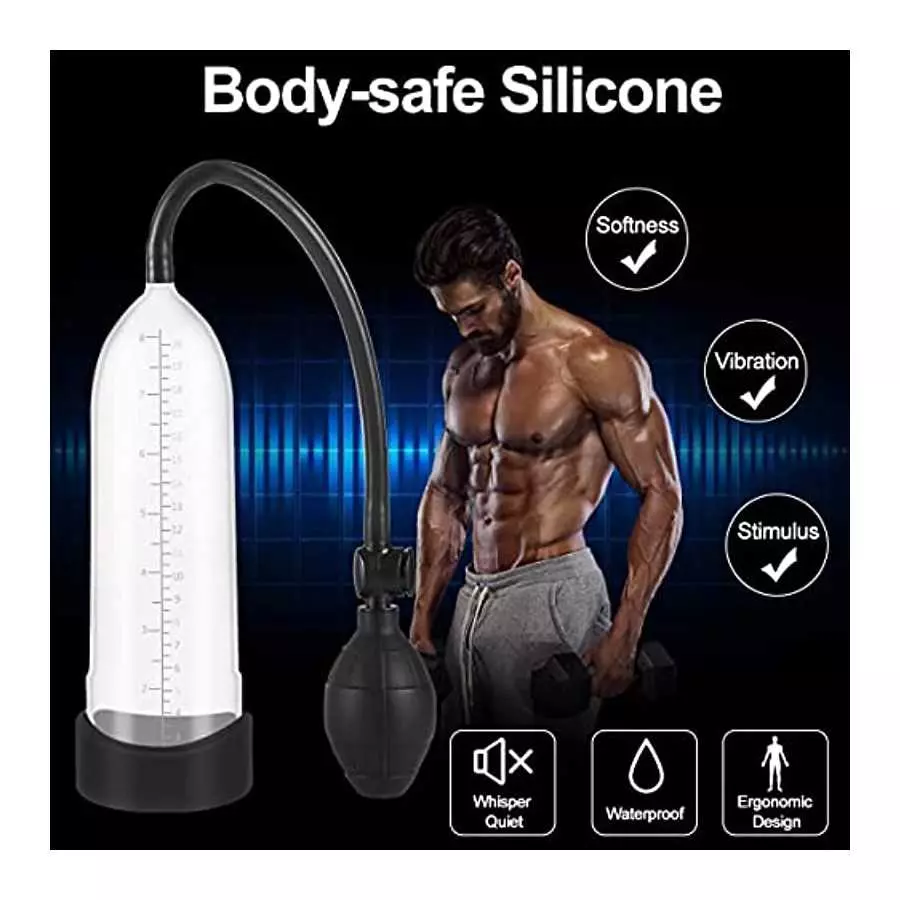 15.5LB Vibrating Sex Doll Male Masturbator with 7 Vibration Modes for Men Pleasure + Penis Vaccum Pump for Men Erection