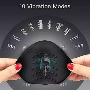 Vibrating Male Masturbator, Handheld Penis Vibrator, Male Vibrator for Penis Training Tool with 10 Vibration Modes,Silicone Adul